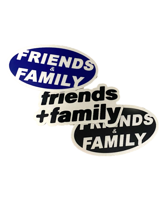 FRIENDS & FAMILY STICKER PACK